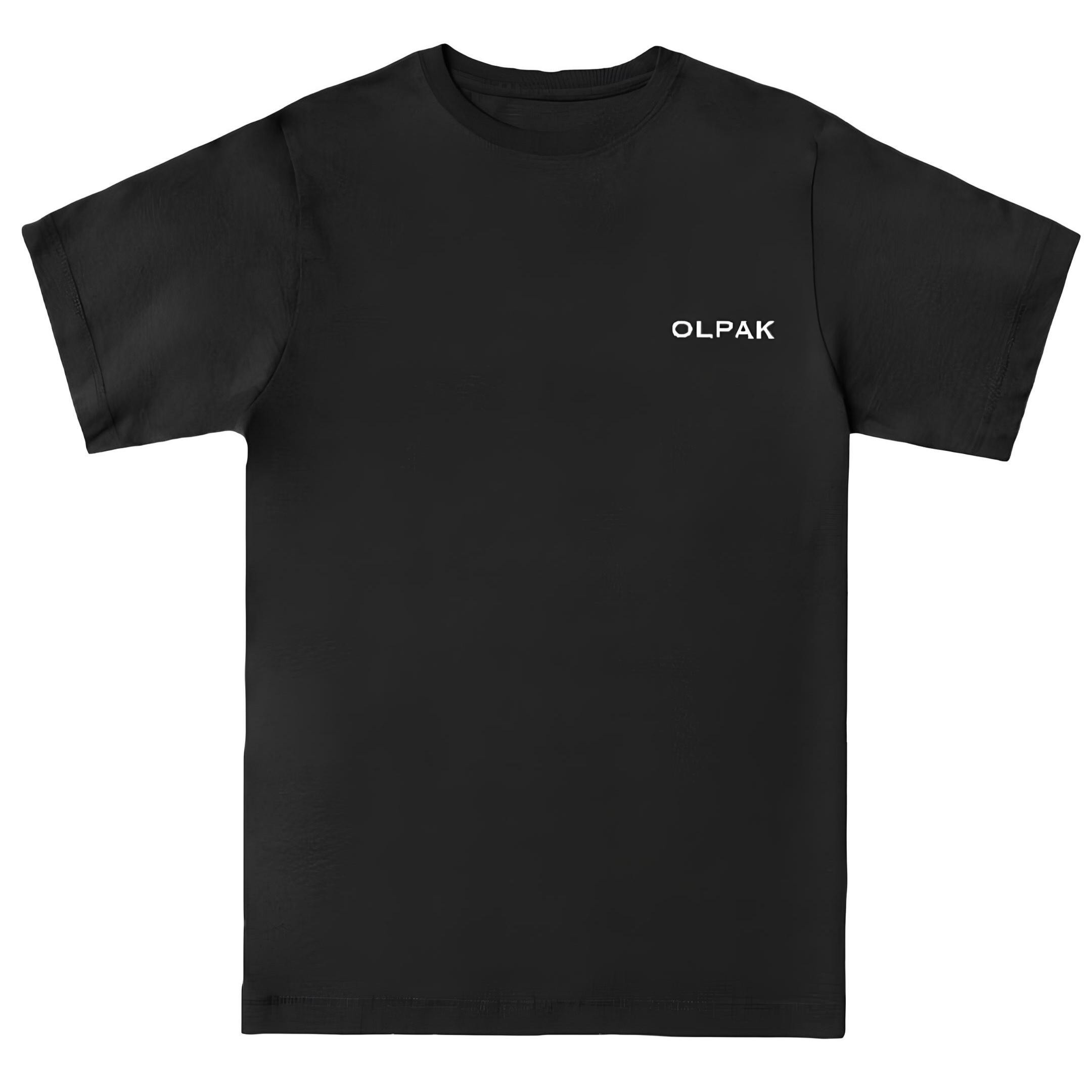 T-Shirt Noir Inscription Olpak
