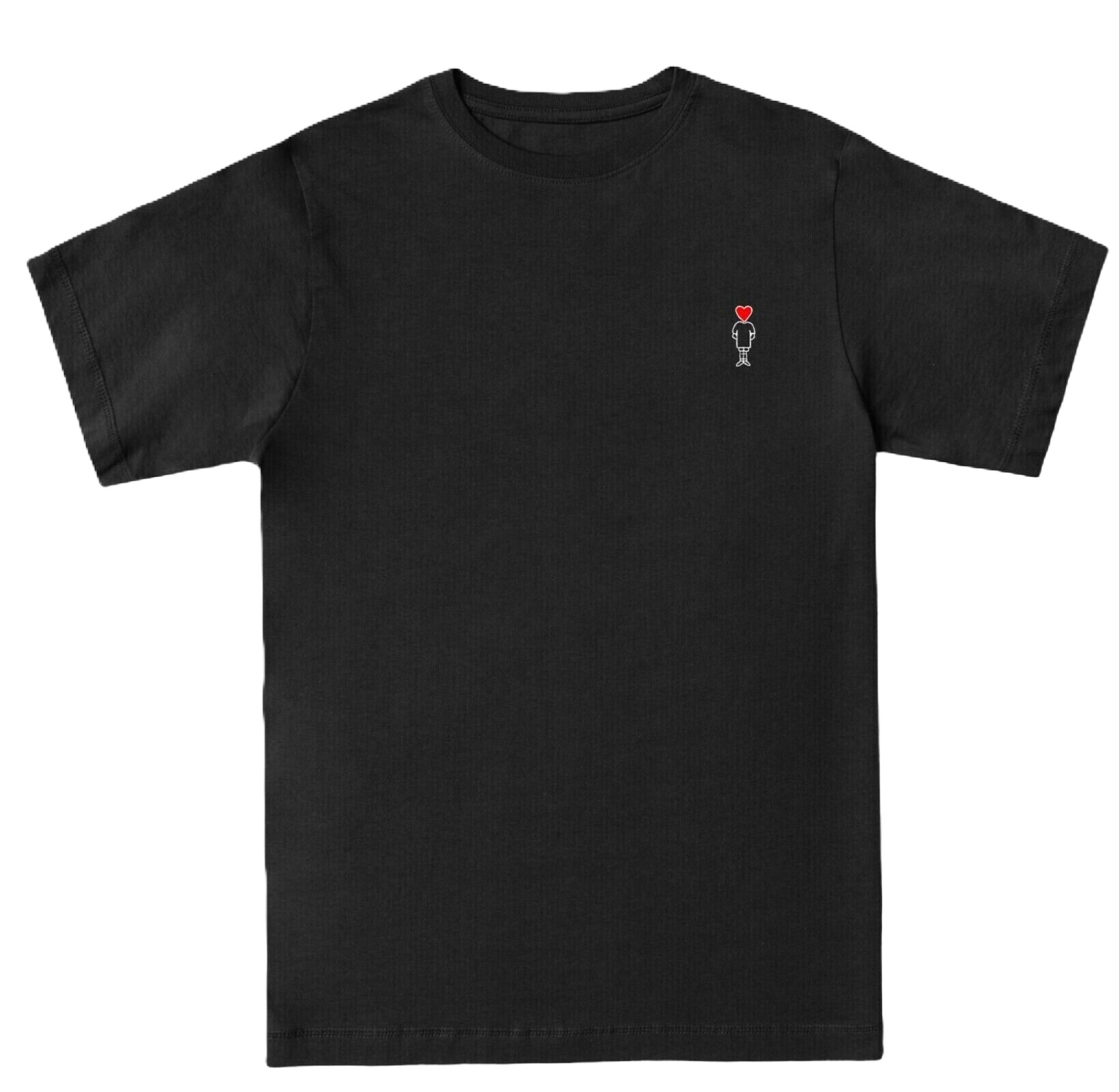 T-Shirt Noir Bonhomme Olpak
